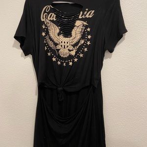 Plus Size Black Bodycon Dress 1x